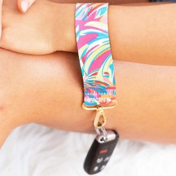 Lets Get Tropical Colorful Wristlet Strap - Picture 2 of 2